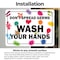 Signmission Dont Spread Germs, 10 in W x Rectangle, Vinyl Decal OS-2PACK-NS-D-710-25562 - alternate 4